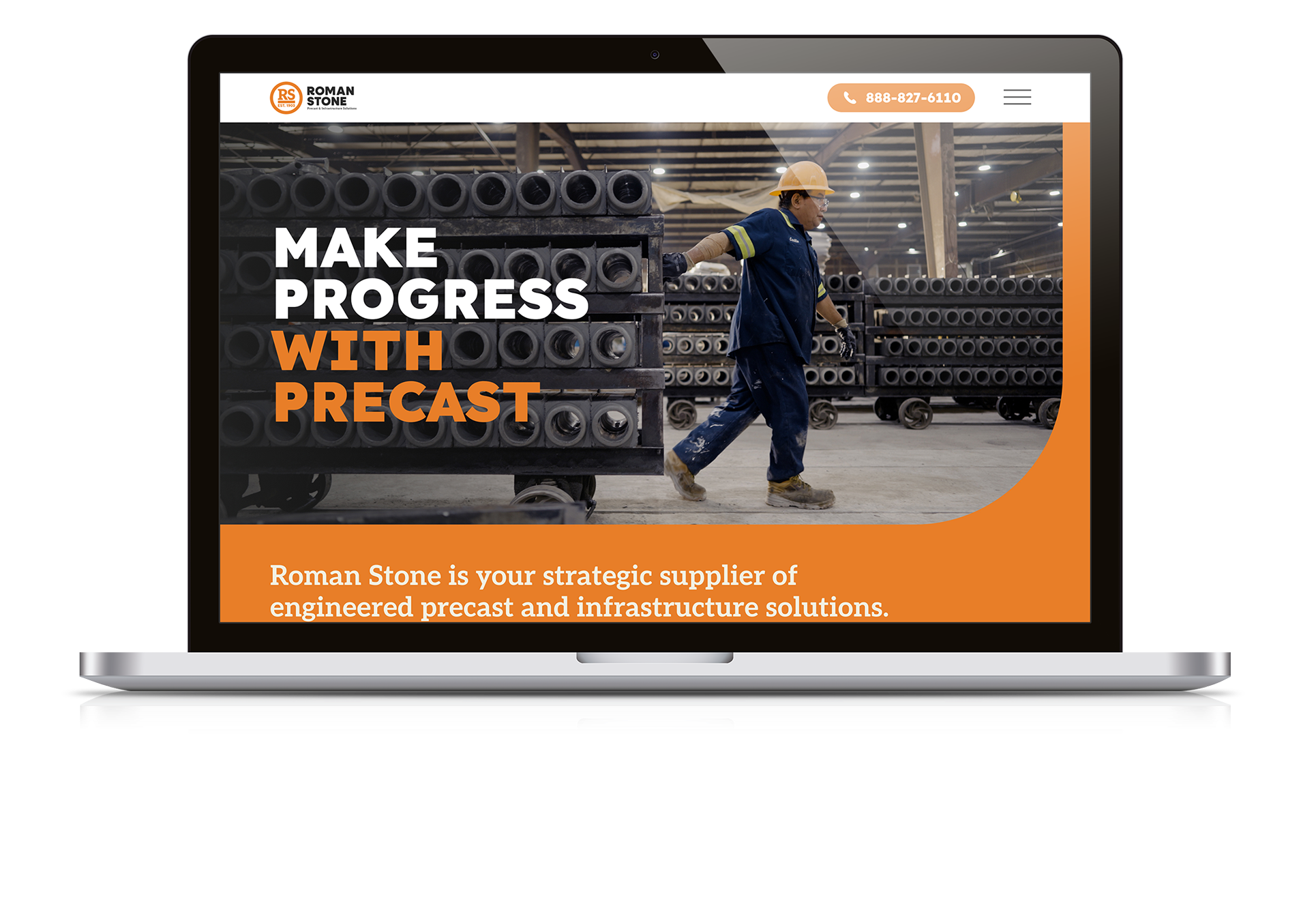 Roman Stone Desktop Mockup image